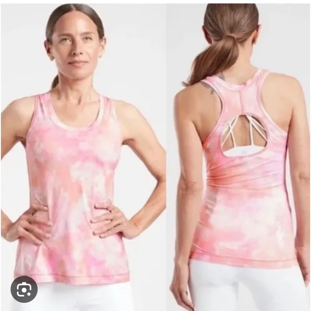 Athleta Tie Dye Nitro Tank Top Size M